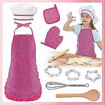 Küchenzubehör-Spielzeug für Mädchen im Alter von 3–6 Jahren, pädagogisches Spielset für vorgetäuschten Kochspaß