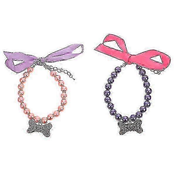 Stylish Rhinestone Cat Dog Collars