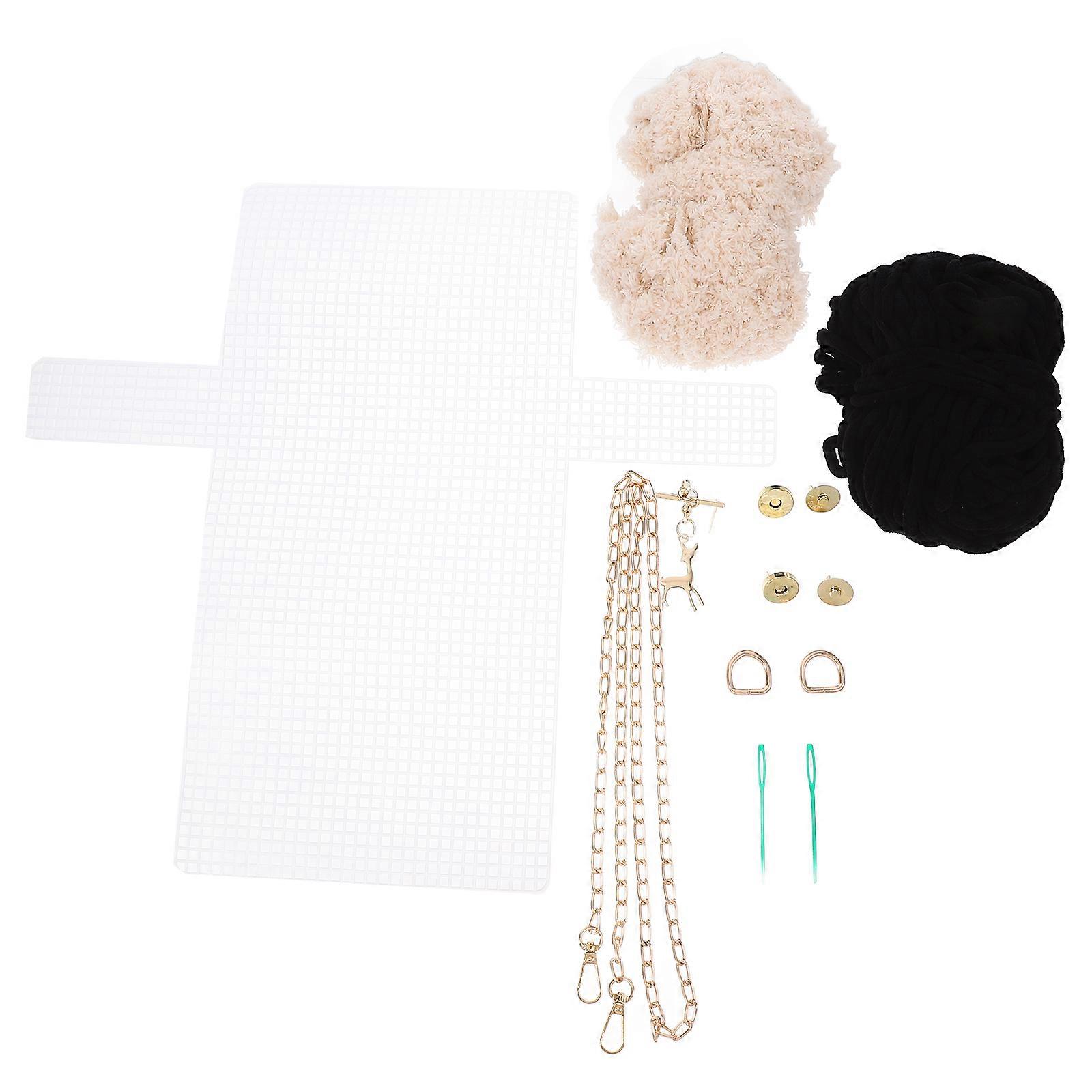 Handgewebtes Taschenmaterial für ein DIY-Nähset (1 Set)