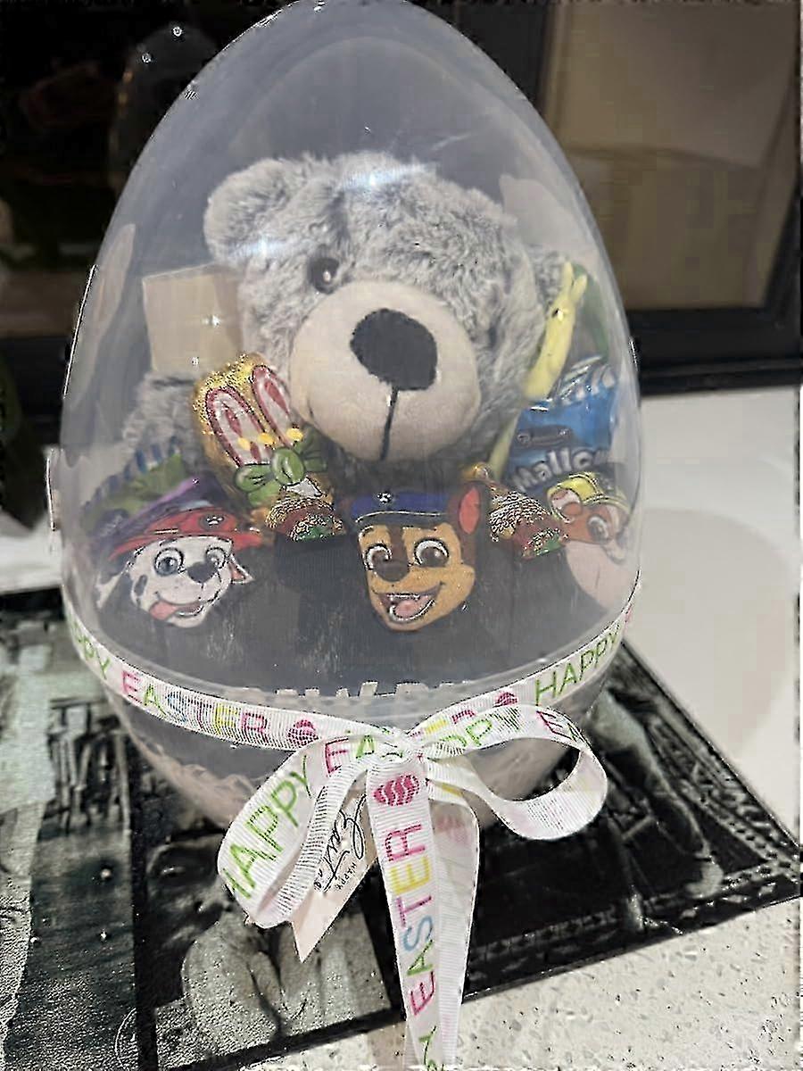 30 Cm Clear Fillable Easter Egg
