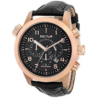 Sector oversize Quartz Analog Man Watch with R3271602007 Cowskin Bracelet