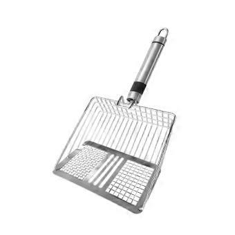 Deep Sifting Cat Litter Scoop Cleaner Tool with Hook, Ideal for Puppies and Kittens SKT