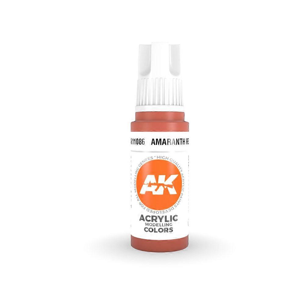 AMARANTH AK Interactive 3Gen Fast Drying & High Coverage Red Acrylic Paint 17ml