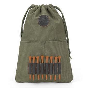 Canvas Golfbal Tas met 8 Tee Houders