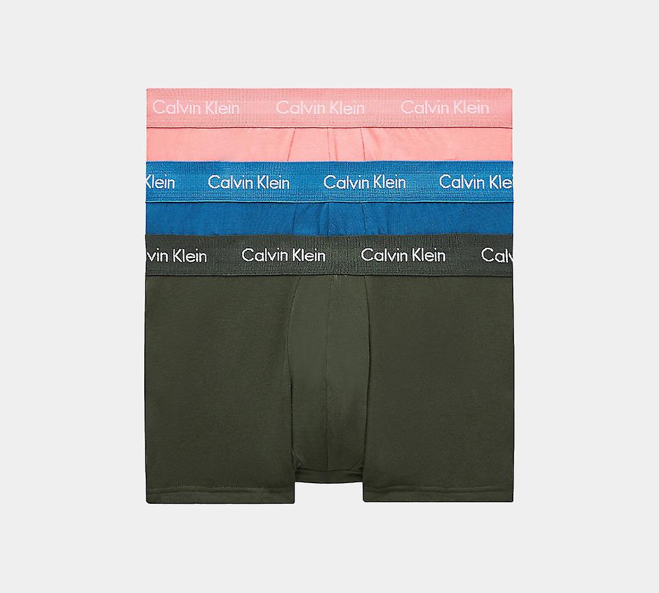 Calvin Klein - 3 Pack Low Rise Trunks - Cotton Stretch Medium