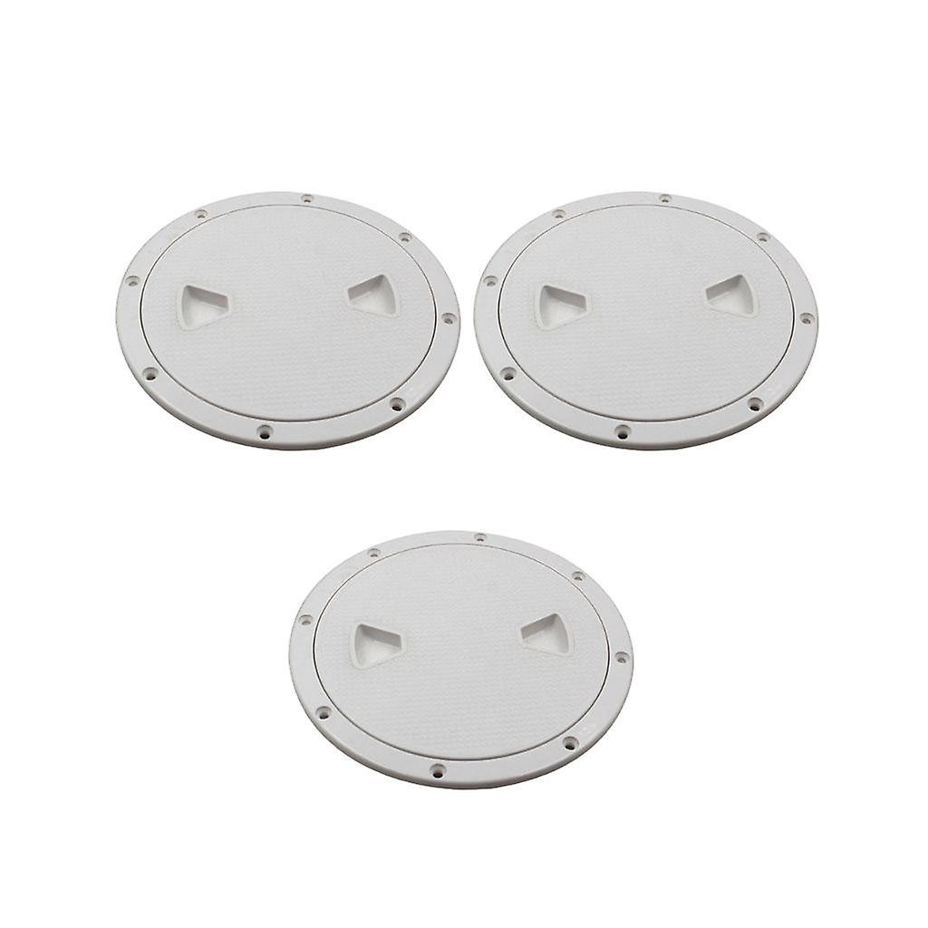 3xWhite 防滑 4“ 甲板检查船用检修舱口盖