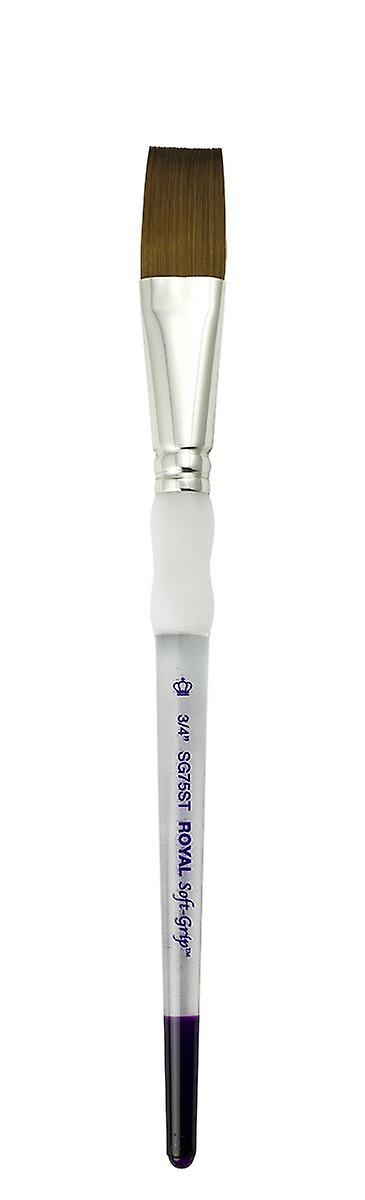 Royal & Langnickel Soft Grip Synthetic Sable Brush SG75ST Stroke 3/4"