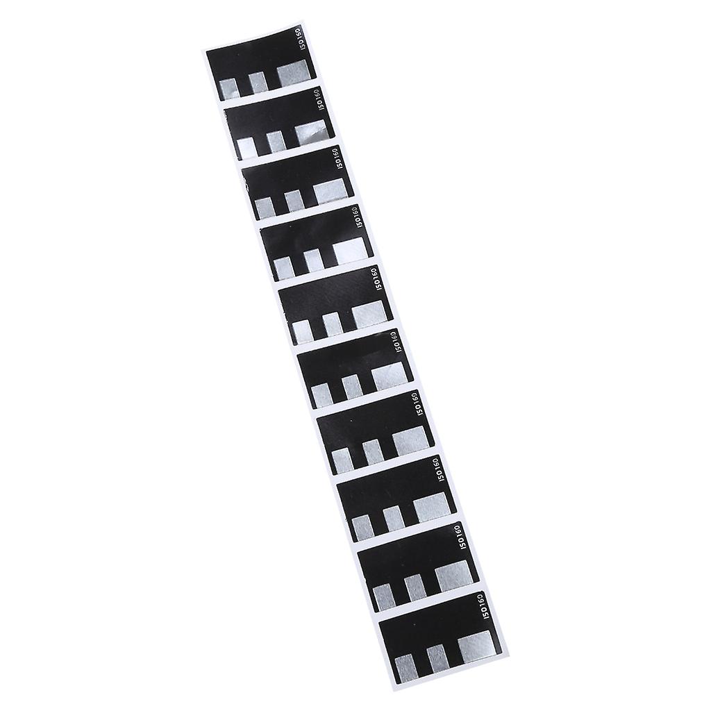 10Pack Filmkassett DX-kodet klistremerke for ISO50 100 160 200 250 320 400 500