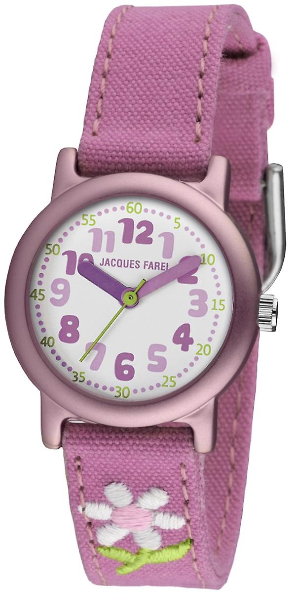 JACQUES FAREL Eco Kids Wristwatch Analog Quartz Girl ORG 1111 Flower