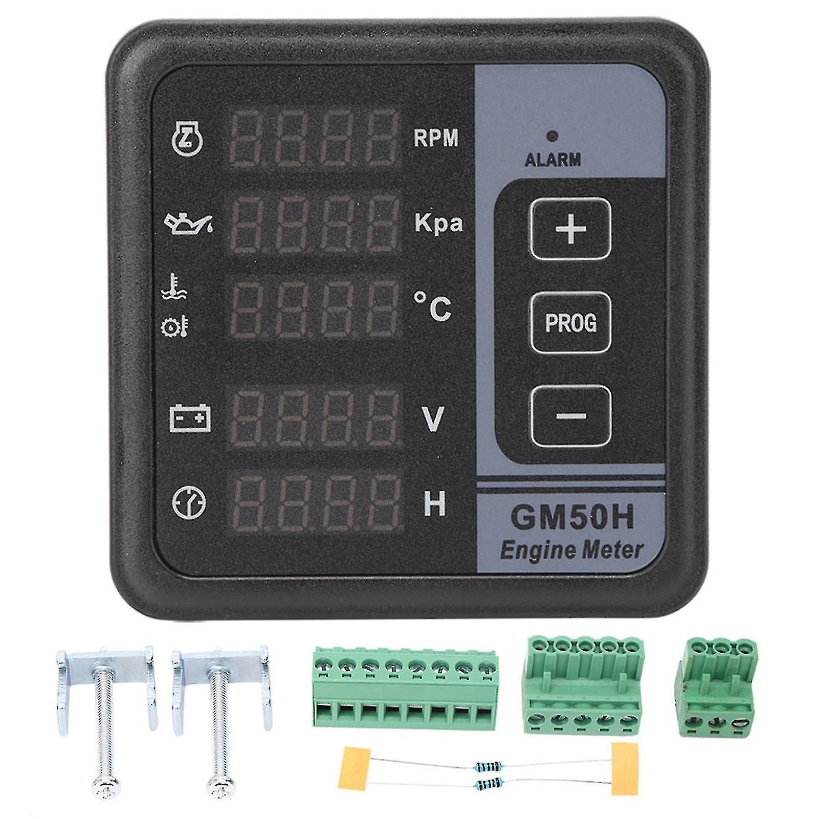 Generator Panel Digital Meter Multifunctional Generator Panel For Diesel Engine  Monitor 