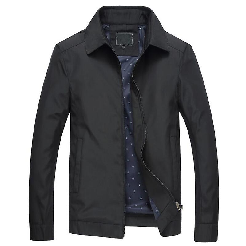 New Spring Autumn Jacket Men Quality Windbreakers Casual Business Lape