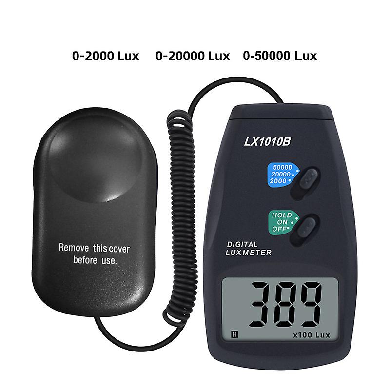 Digital Illuminance Meter Portable Illuminometer Lcd Display