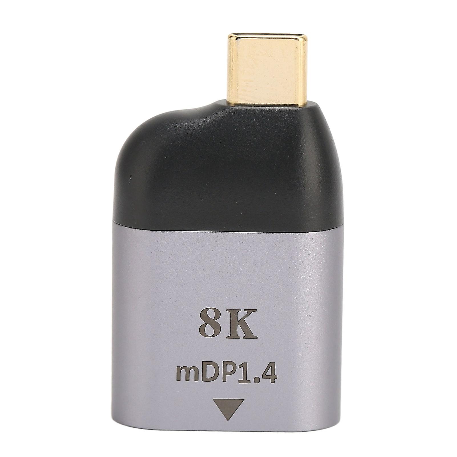 USB-C to Mini DisplayPort adapter, small, plug and play, 8K 60Hz