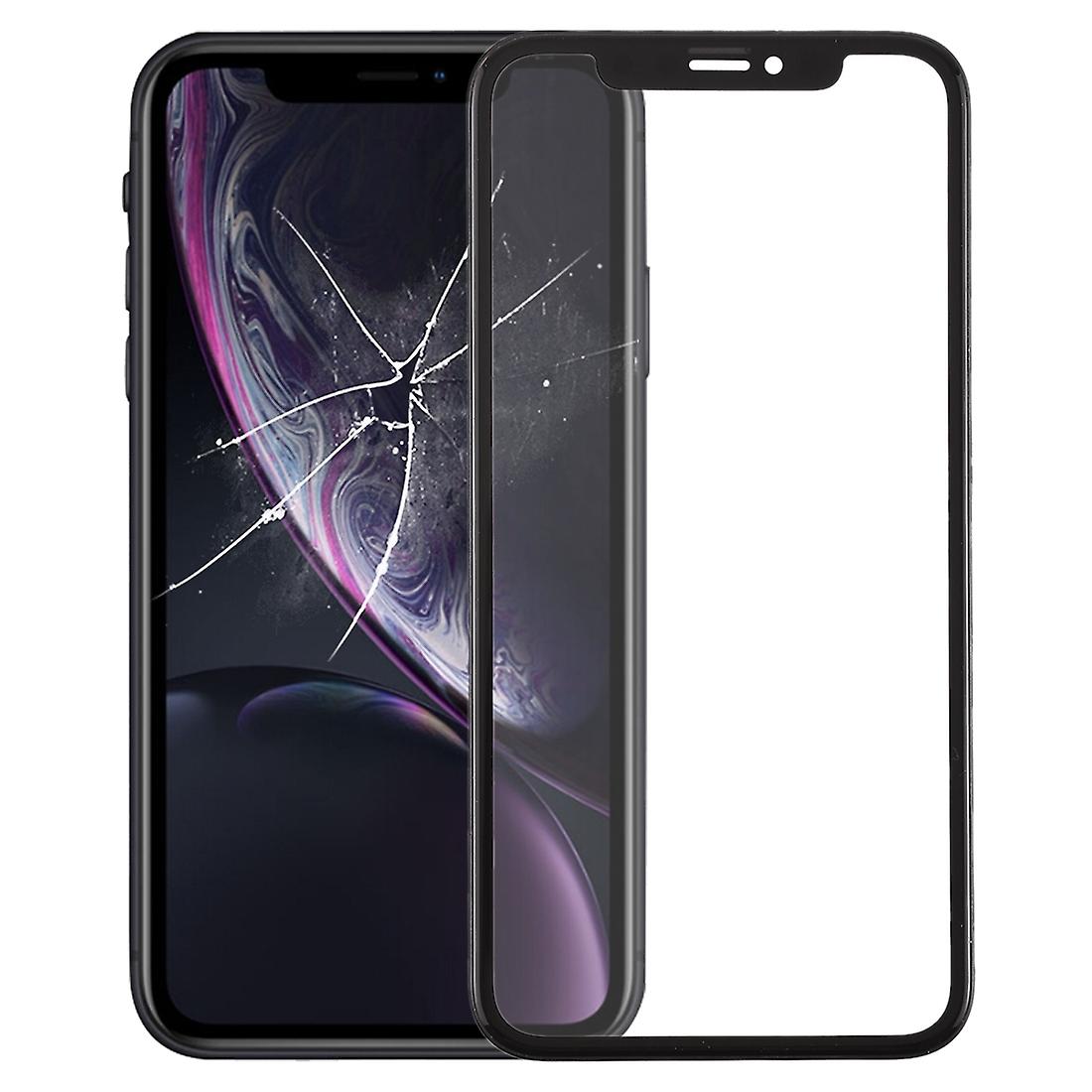 Front Screen Outer Glass Lens with Frame + OCA for iPhone XR