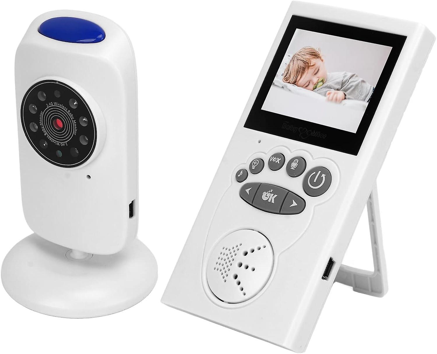 Baby Monitor, Baby Monitor with Camera and Audio LCD Baby Monitor Night Vision Two Way Intercom Indo