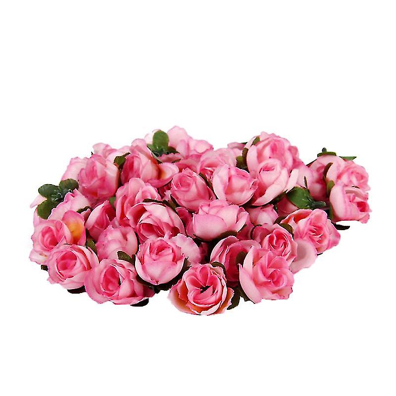 60pcs Silk Rose Head