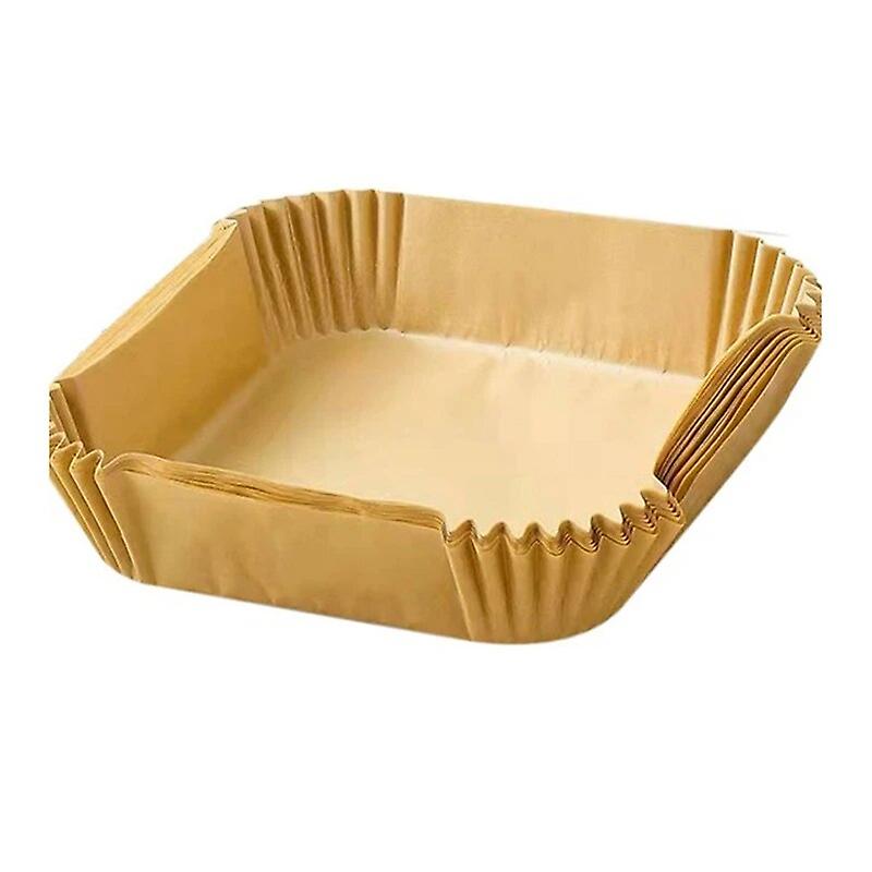 50Pcs Air Fryer Parchment Paper Liners Non-Stick Disposable Liners , Perforated Square Parchment Paper For Baking~16114
