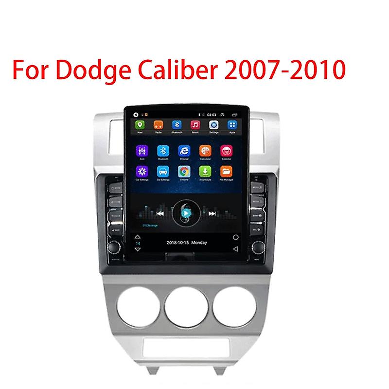 For Dodge Caliber 2007 - 2010 Tesla Type Android Car Radio Multimedia Video Player Navigation GPS