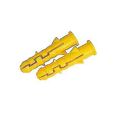 Plastic Expansion Nylon Plunger, 50pcs,yellow