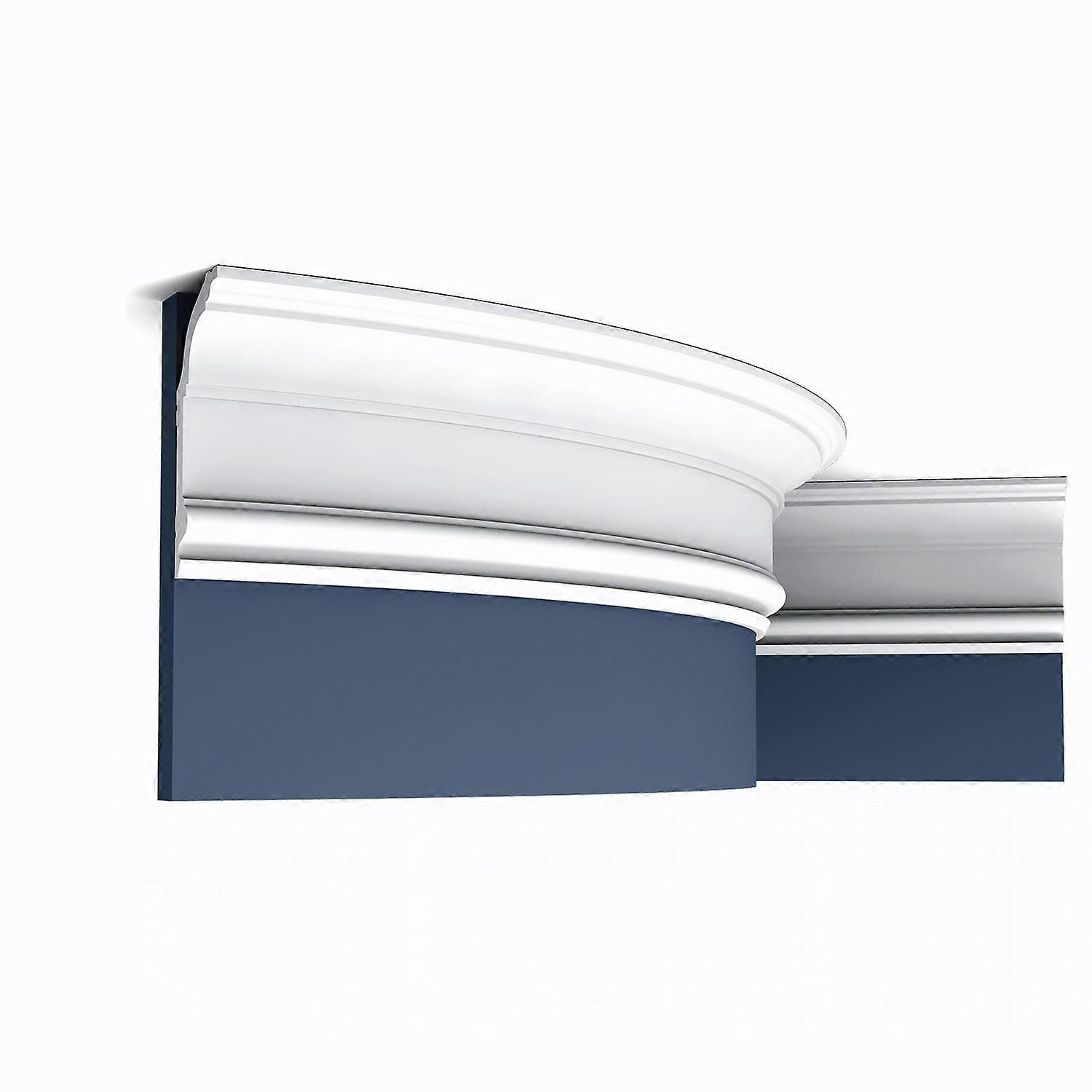 Orac Decor 1 x Flexible moulding C339F LUXXUS white Purotouch® pre-primed lightweight, sturdy, dimensionally stable