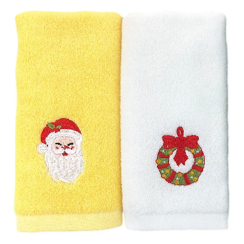2pcs Xmas Towel