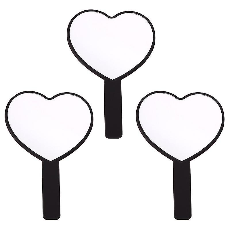 3pcs Heart-shaped Mirrors