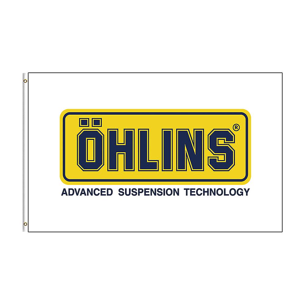 3x5 Ft Ohlins Flag Polyester Printed Racing Car Banner For Decor