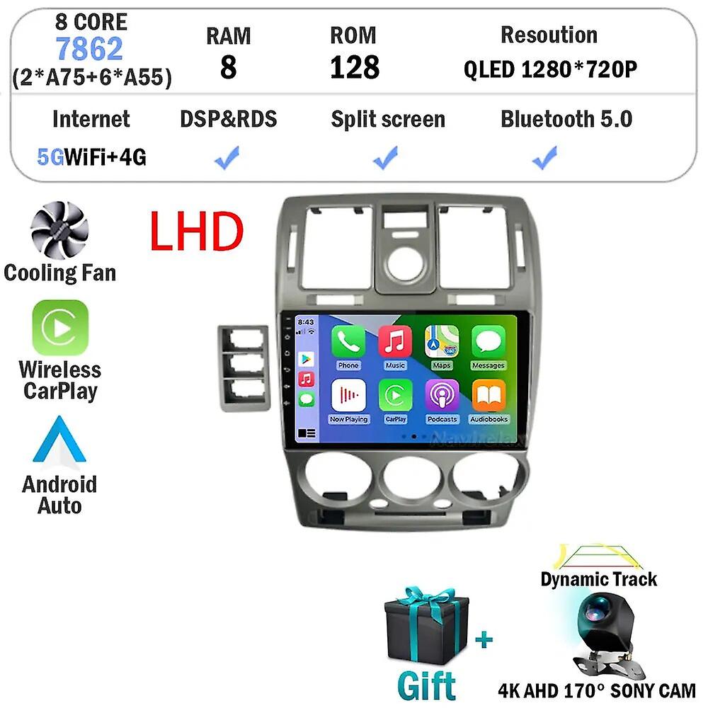 Android 12 Car Radio For Hyundai Getz 2002-2011 Stereo Multimedia Gps Navigation Video Carplay Auto Qled Screen Head Unit 2 Din