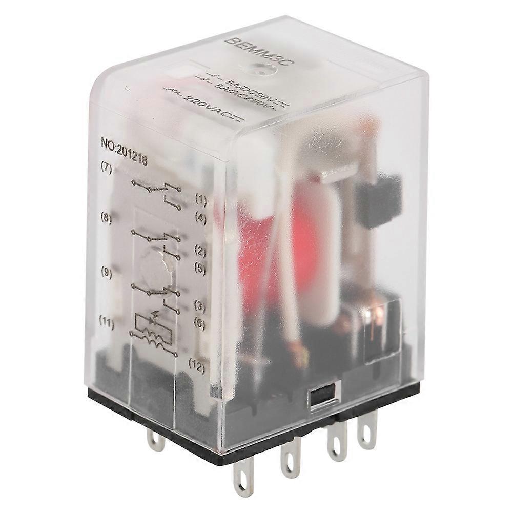 11 Pin Mini Power Intermediate Relay Electromagnetic Relay 5A AC220V