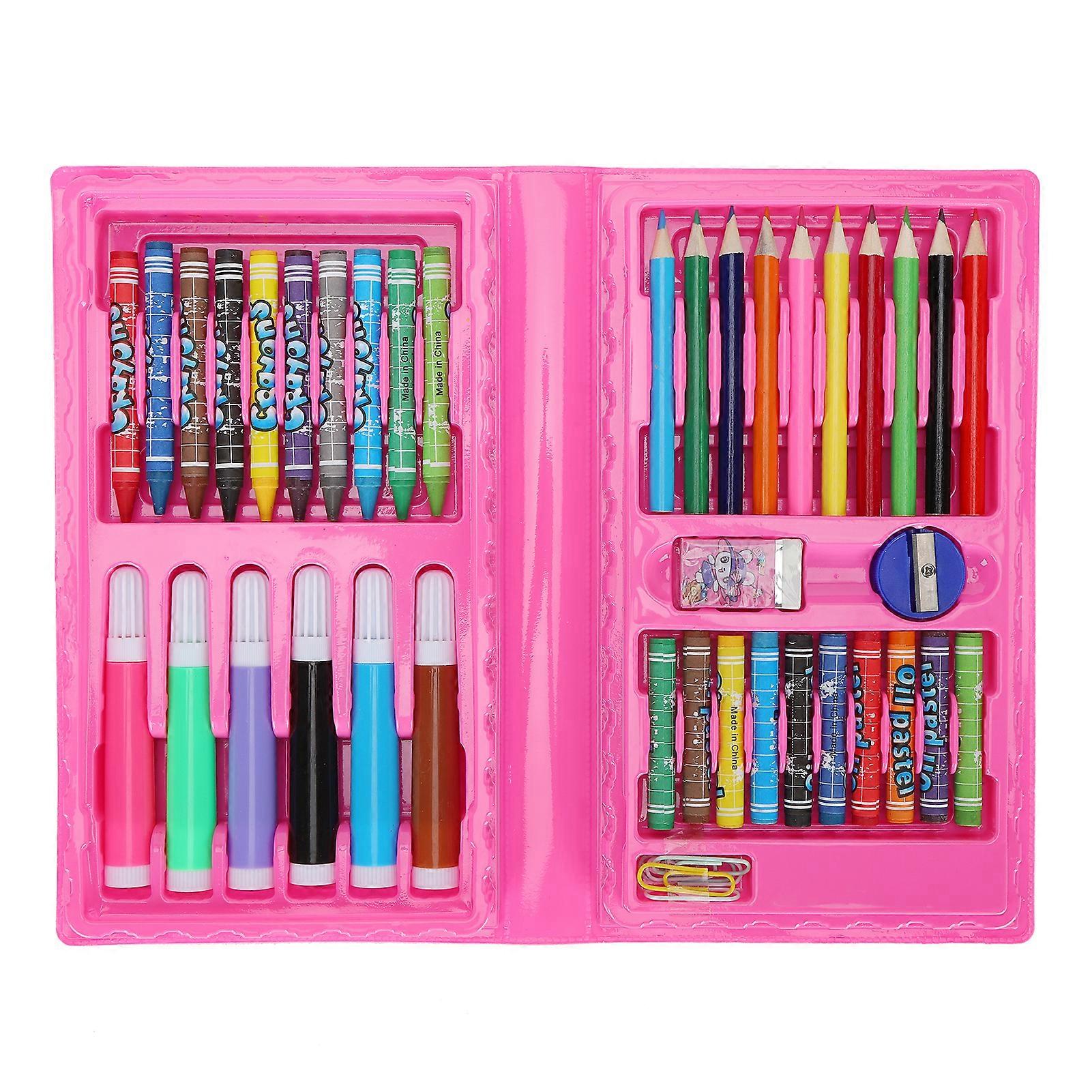 الأطفال ماركر قلم تلوين النفط الباستيل كيد الملون قلم رصاص ممحاة قلم رصاص مبراة الرسم كيت