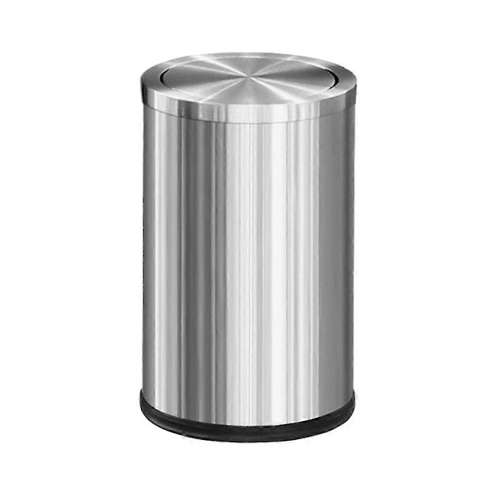 Stainless Steel Garbage Can With 9l Capacity - Durable And Rust-proof
