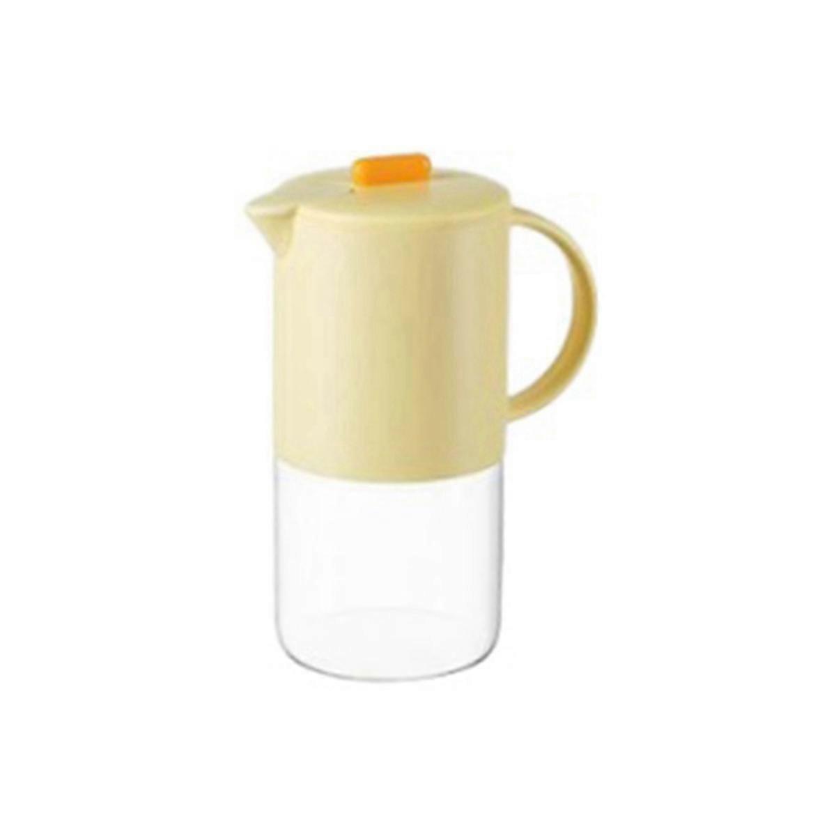 Portable Glass Water Jug with Lid Kitchen Coffee Pot with Handle Coffee Tea Kettle Coffeeware Teawa