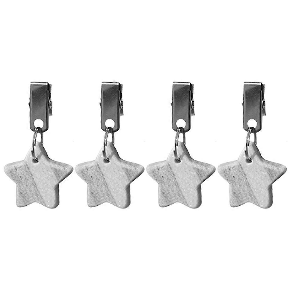4pcs Table Cloth Pendant Weights Tablecloth Clips Pendants Tablecloth Weights with Clips