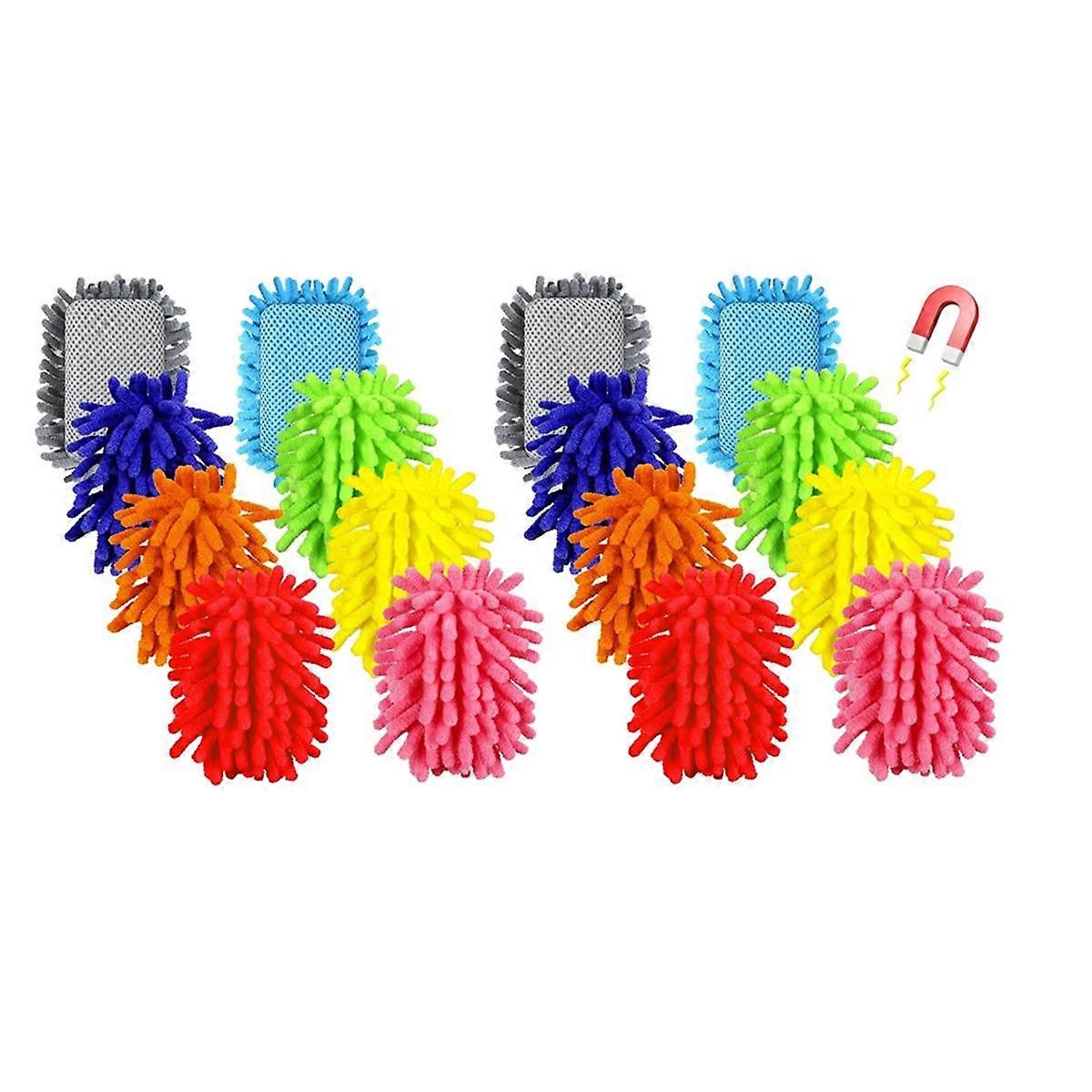 16Pcs Magnetic Whiteboard Eraser School Dry Erase Erasers Washable White Board Eraser for Chalk Home