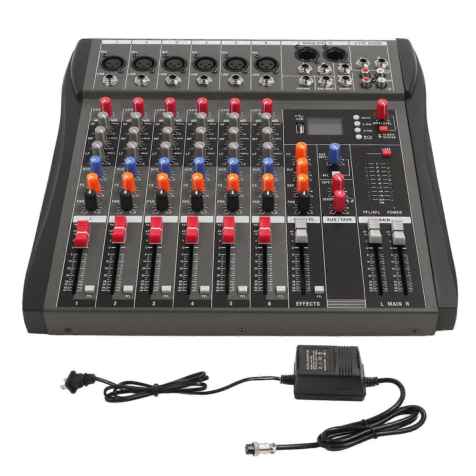 Sound Board Console Professional Bluetooth Mixer Sound Board Console For Live Stream Speaker Us Plug 110v