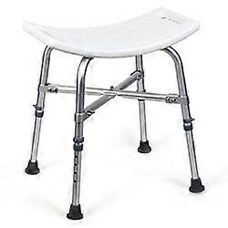 Shower Stool 6 Adjustable Height X-shaped Frame Non-Slip