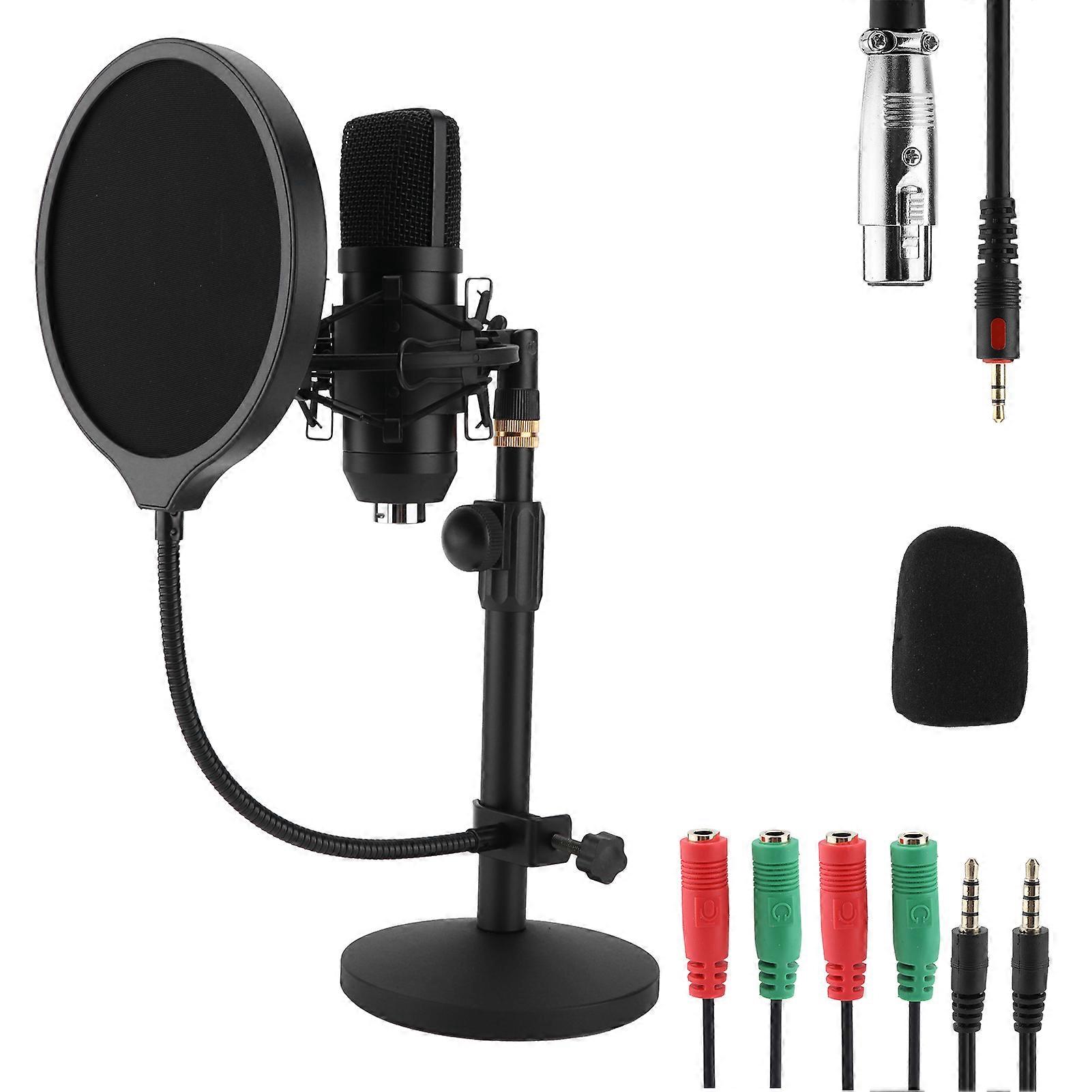 Condenser Microphone Small Diaphragm Recording Computer Gaming USB Drive?Free Live Device
