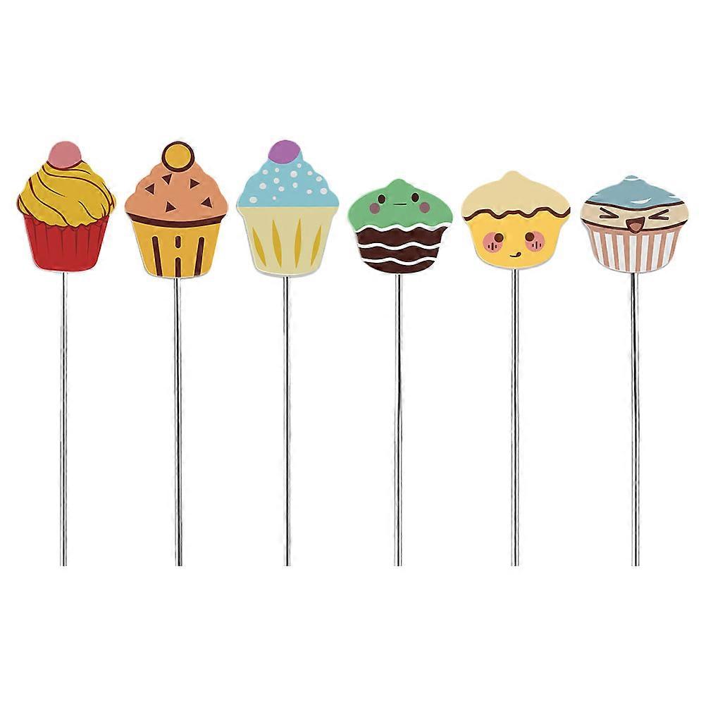 6pcs Stainless Steel Cake Testers Baking Tester Bread Testing Needle Cake Probe Kitchen Baking Tool