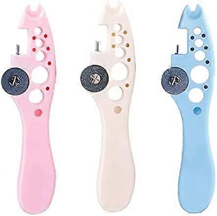 3 Pcs Ampule Breakers Medical Glass Cutting Device with Replaceable Grinding Wheel