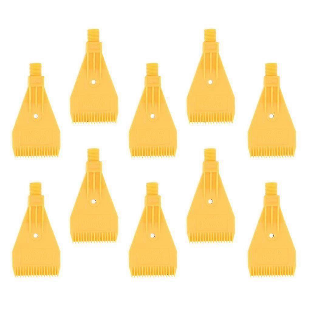 1/4" Thread Size, Flat Wind Jet Air Blowing Nozzle Spray 1-hole Yellow X10 The Best One-Good