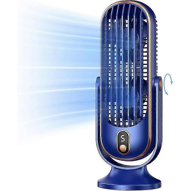 Tower Fan, Portable Desk Fan with 5-Speed Options