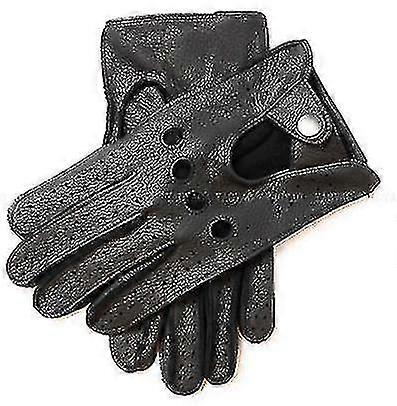 Männer Schaffell Leder Handschuhe Fäustlinge Non Lining Motorrad Driving Geschenk