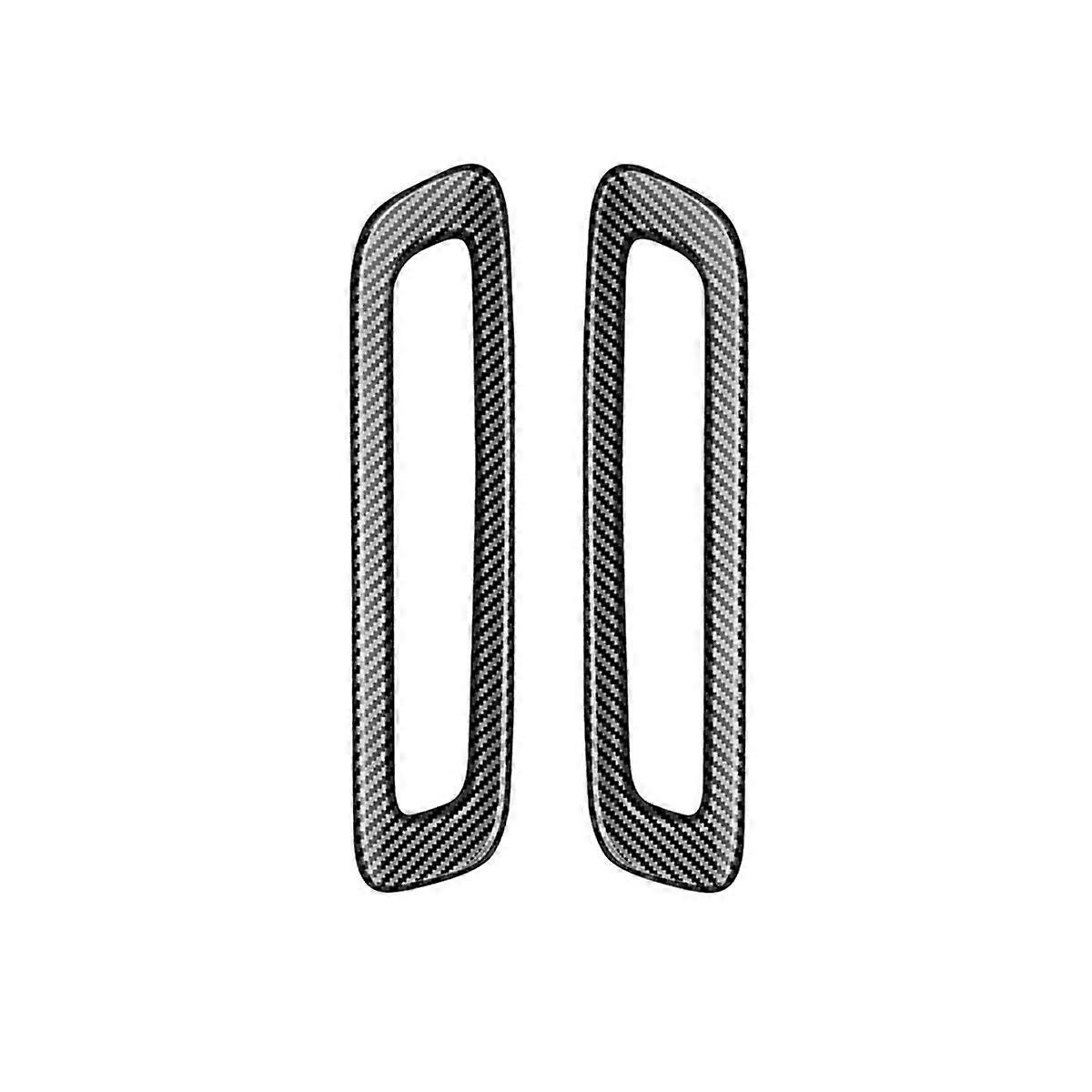 For -60 2022 2023 RHD Carbon Fiber Car a Pillar Air Conditioning Outlet Decorative Frame Sticker Ac