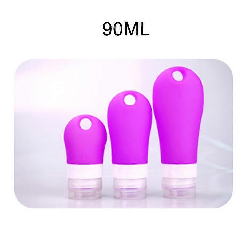 Silicone Travel Bottles Leak Proof Squeezable Refillable Shampoo Lotion Soap Liquids Containers