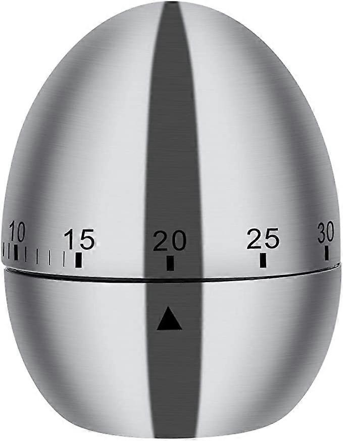 ZK-Stainless Steel Boiled Egg Timer Egg Shaped Timer Durable Kitchen Boiled Egg Alarm