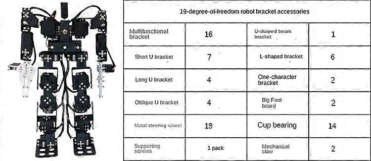 8 DOF Biped Robot Educational Robot Kit for Arduino UNO Control Humanoid Robotic Walking With Servo MG996 Programmmable Diy Kit