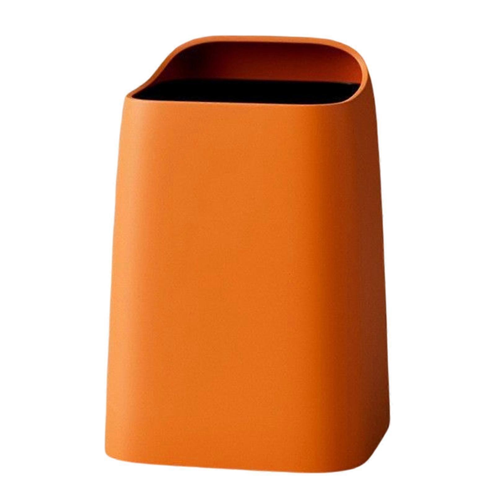 Simple Home Trash Can Multipurpose Large Capacity Garbage Bin without Lid