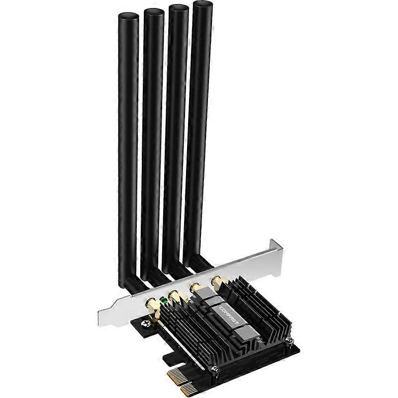 1750 Mbit / s 5G Dualband PCI-E Desktop Wifi Karte 802.11ac MU-MIMO Wireless Adapter mit 4 * 3dBi Antennen für Windows 7 /10