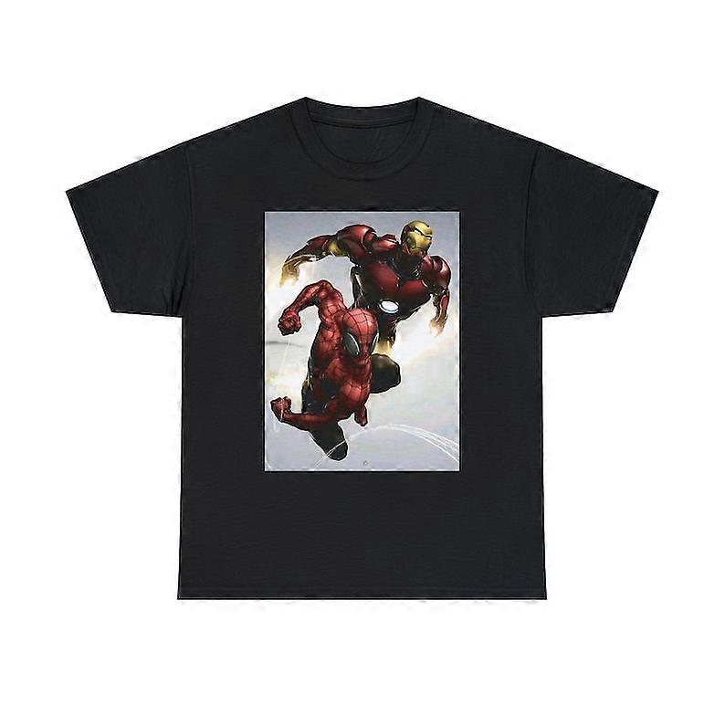 Spider-Man Iron Man Unisex Tee-Drr108