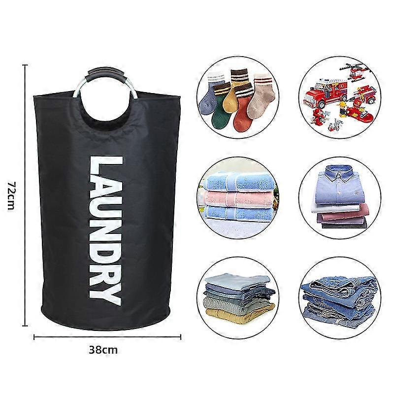 Large Laundry Basket, Foldable Laundry Bag